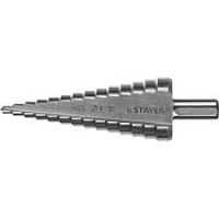 Сверло ступенчатое 4-30 мм Stayer, HSS, шестигранный хвостовик  картинка